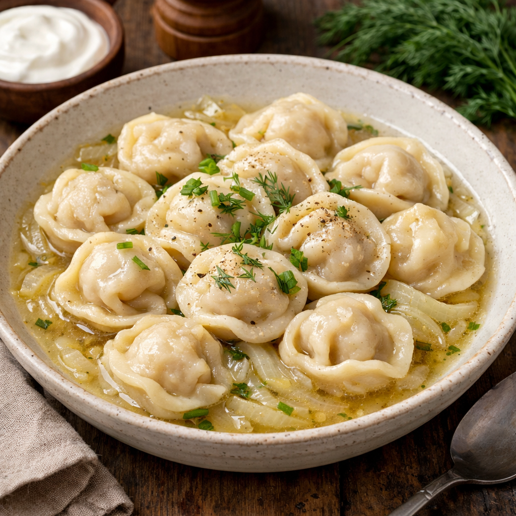 
          Традиционные сибирские пельмени с начинкой из пряного мясного фарша в тонком нежном тесте — сытное и любимое блюдо.
        